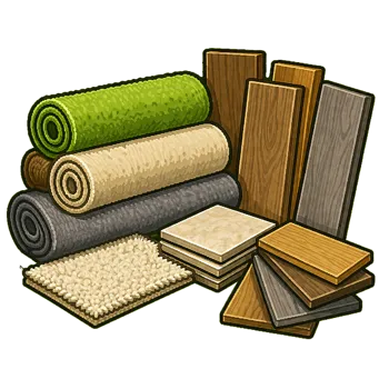 Carpet and flooring removal