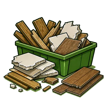Construction debris removal