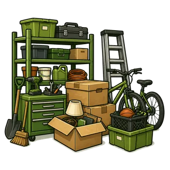 Garage cleanout junk removal