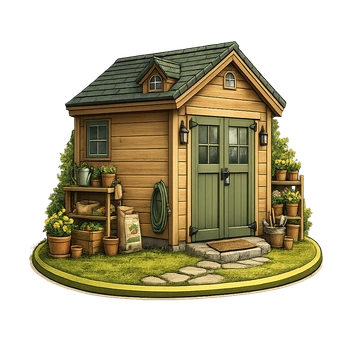 Backyard shed removal