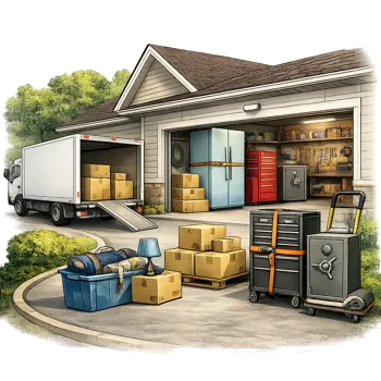 Garage moving services