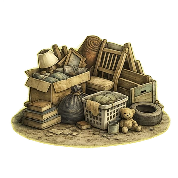 Leftover junk and items removal