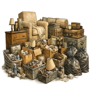 Leftover estate junk removal