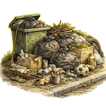 Loose junk and mixed debris removal