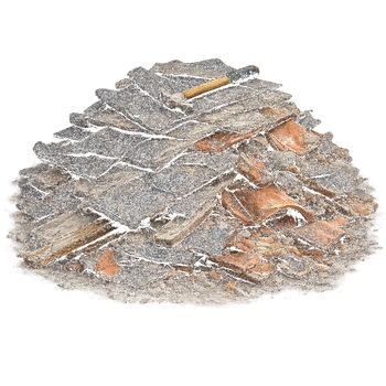 Roofing and tile debris removal