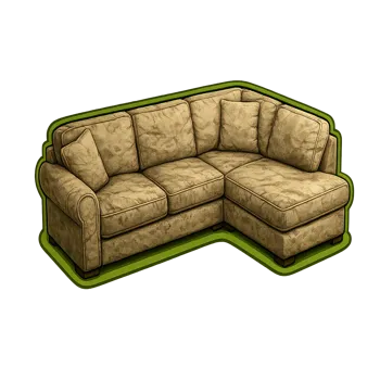 Sectional sofa removal