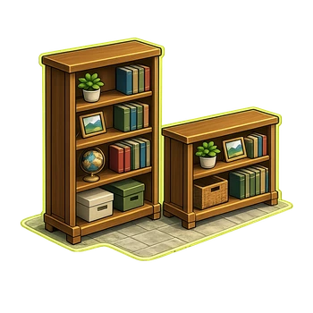 Shelves and bookcases removal
