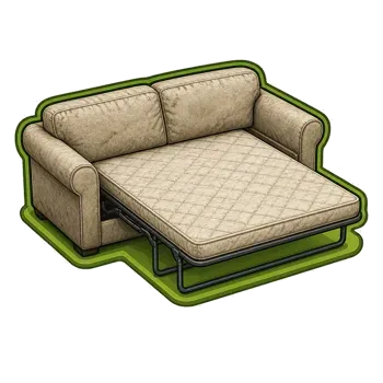 Sleeper sofa removal