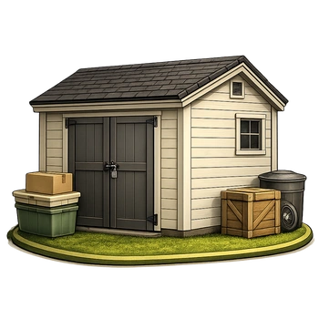 Storage shed removal