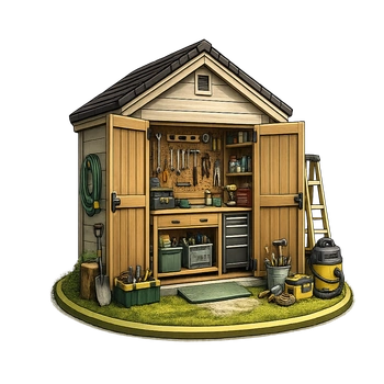 Tool shed removal