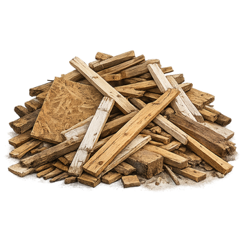 Wood and lumber scraps removal